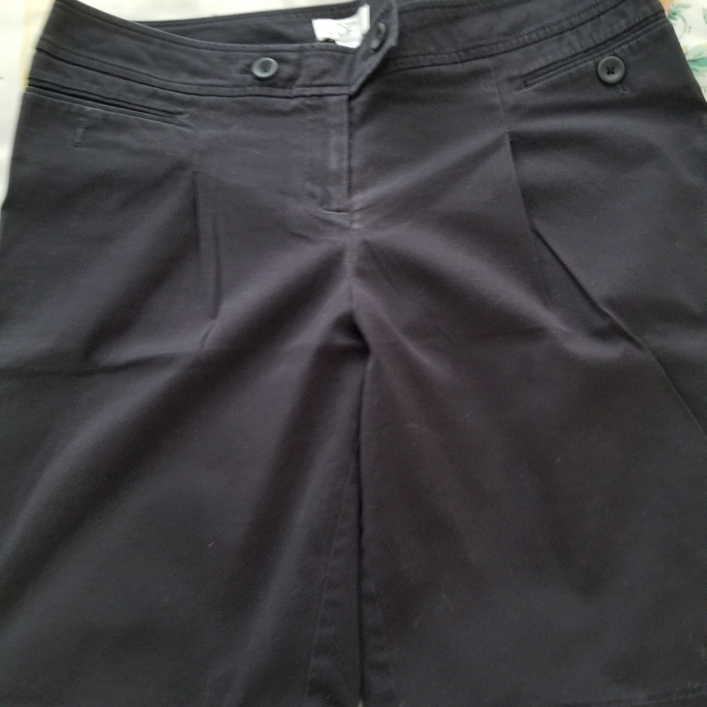 Ann Taylor Loft Navy Blue Bermuda Shorts